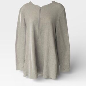 Cuddl‎ Duds Fleecewear with Stretch Half Zip size Large